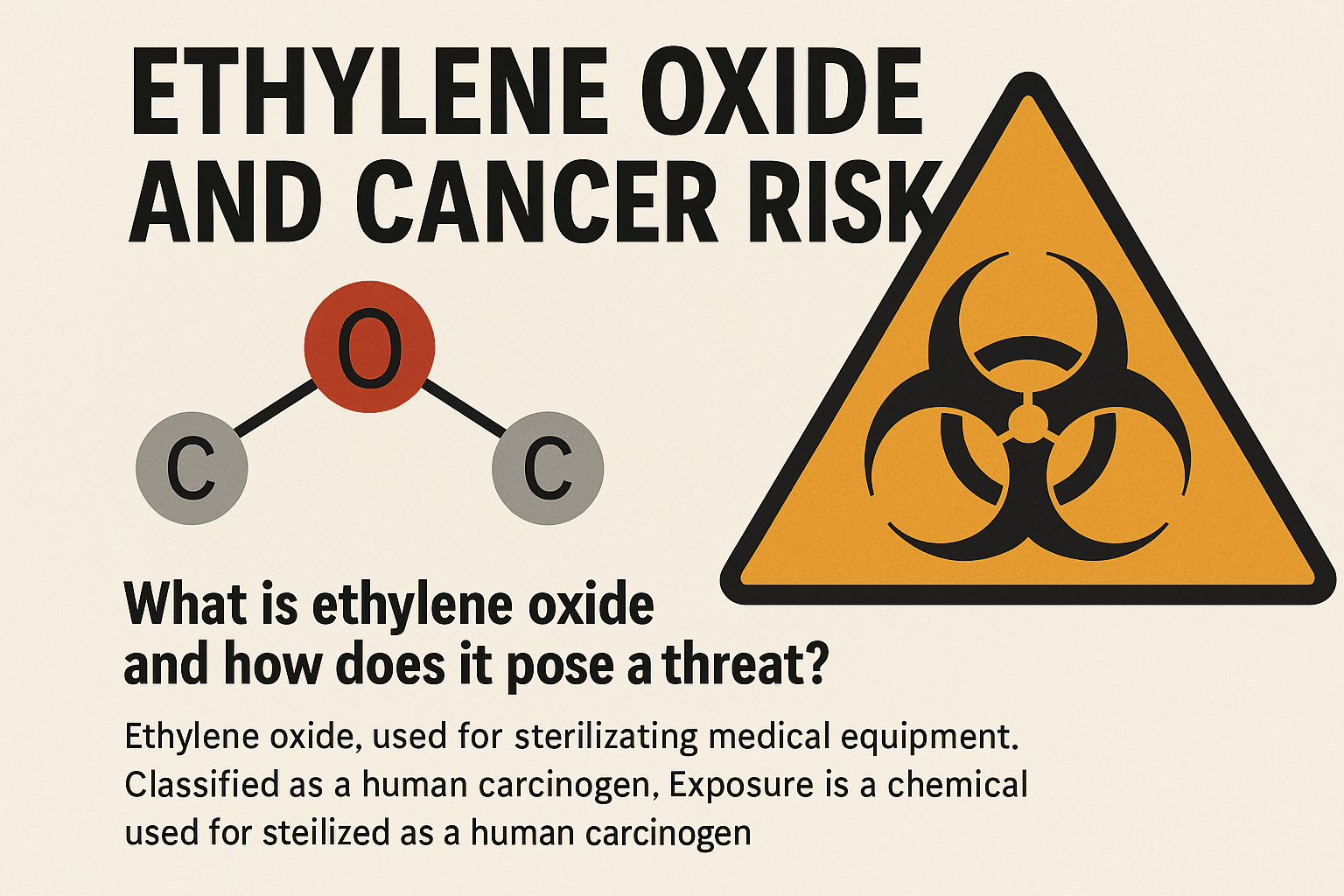 Ethylene Oxide Exposure: The Hidden Cancer Risk and Emerging Mass Tort Opportunity