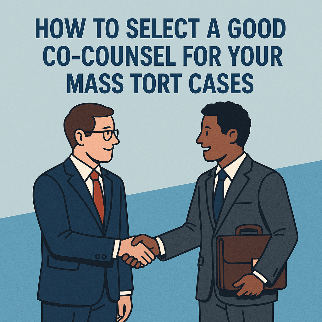 Mass Tort Co-Counsel: How to Choose the Right Partner