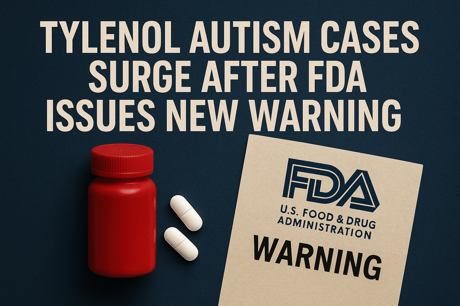 Tylenol Autism Cases Surge After FDA Issues New Warning