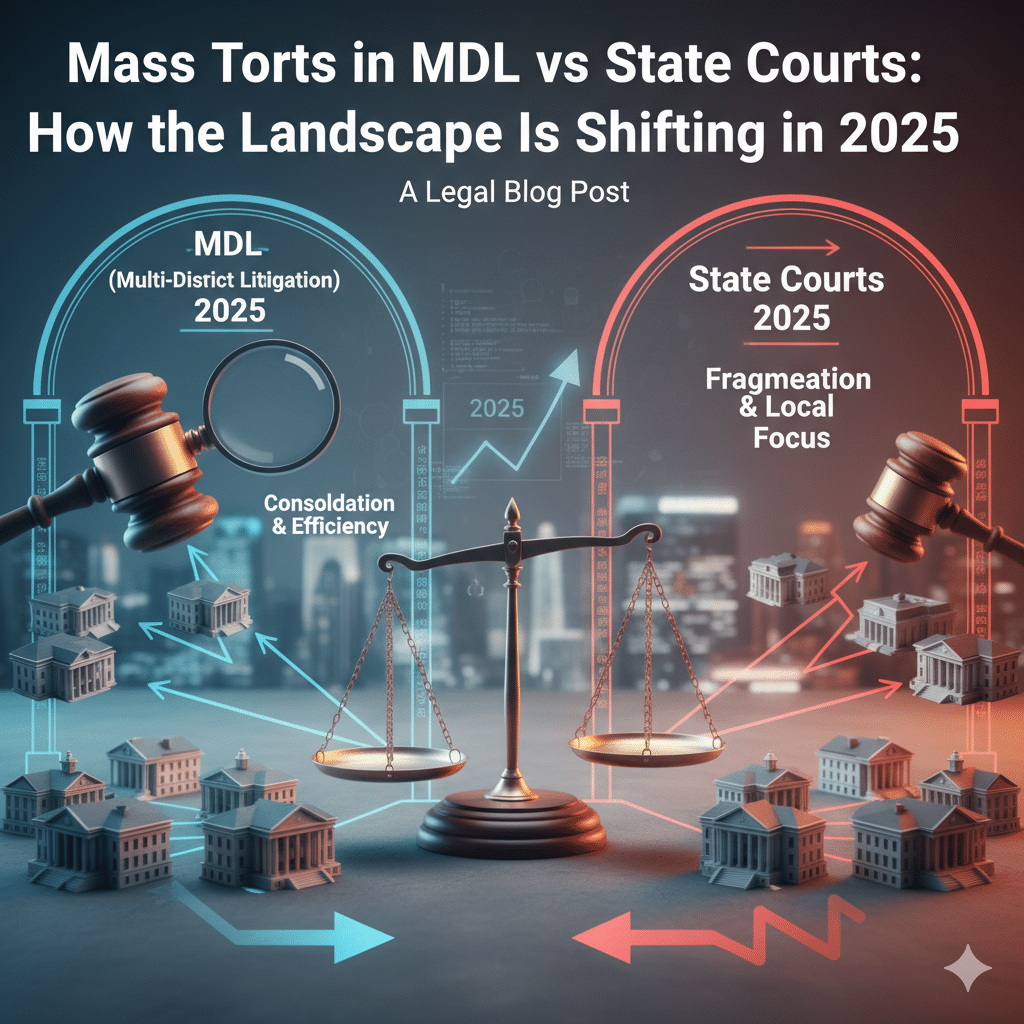 Mass Torts in MDL vs State Courts: How the Landscape Is Shifting in 2025