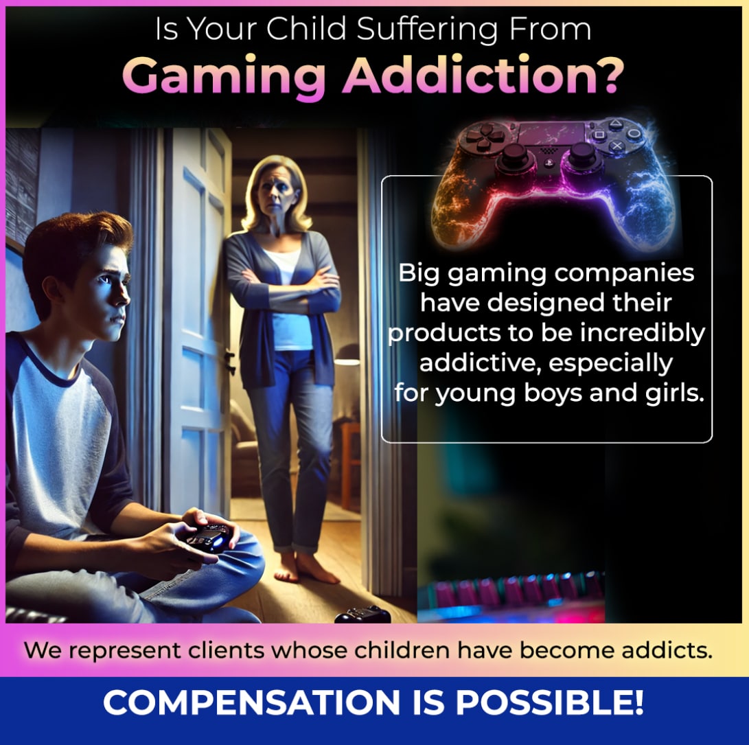 Biggest Mass Tort of 2025: Video Game Addiction Cases