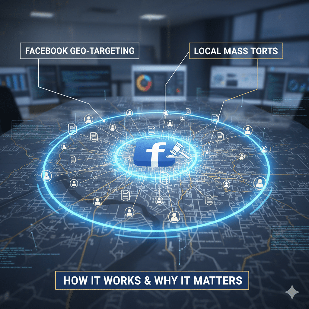 Facebook Geo-Targeting For Mass Torts.